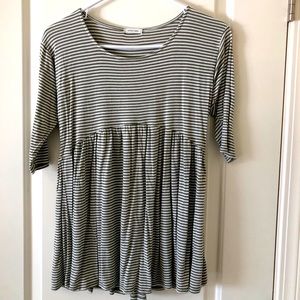 Striped Maternity Shirt